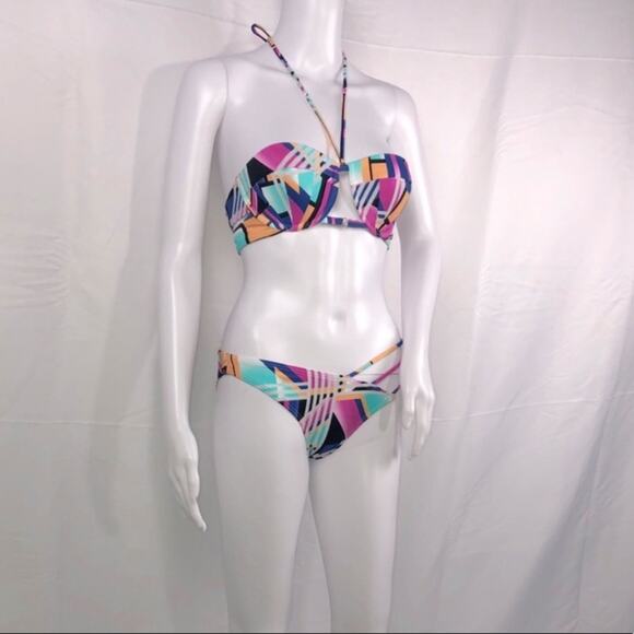 Kopper & Zink St Tropez Underwire Halter & 3 Side Straps Bikini Set *Mix Sizes* - Picture 1 of 16